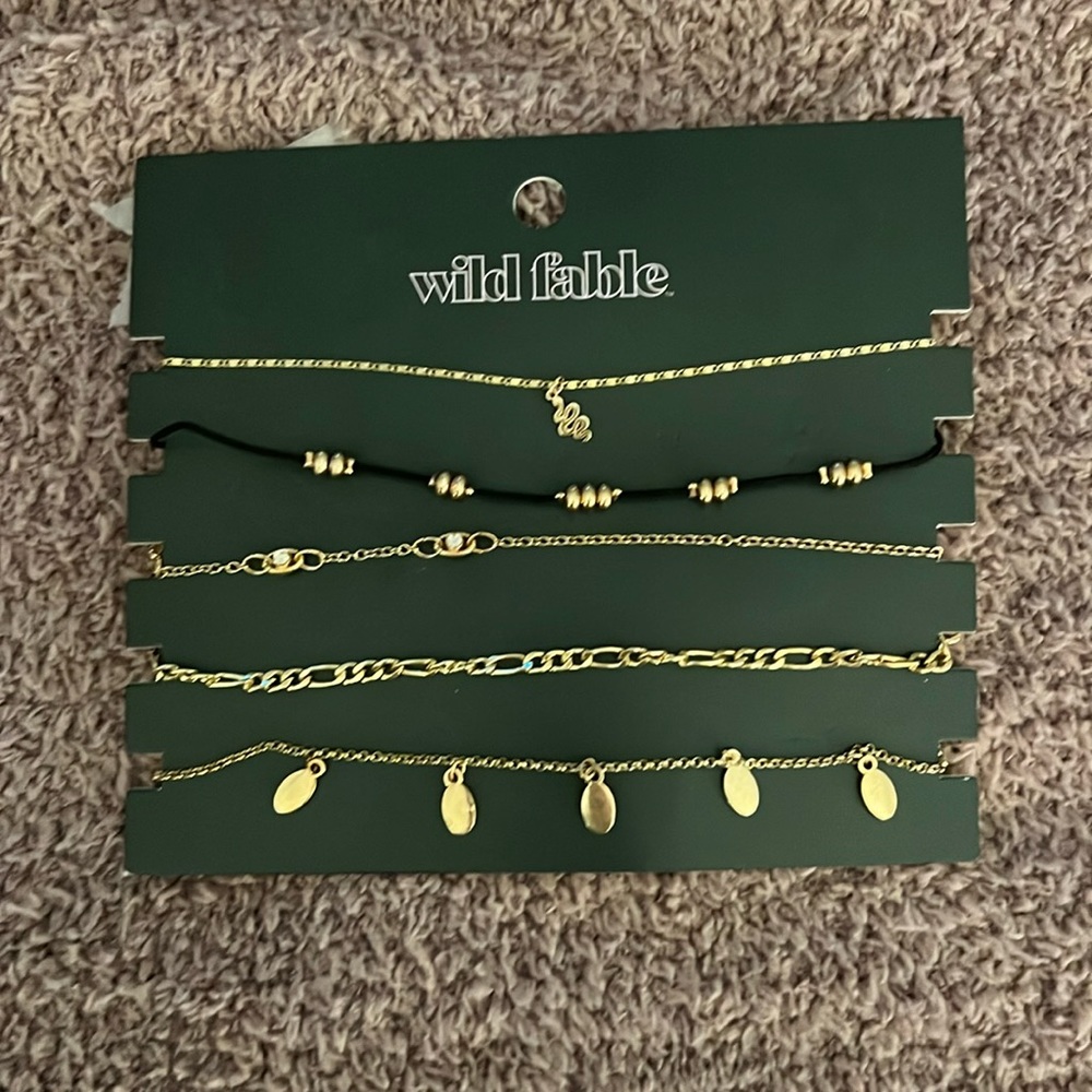 5 pack Necklaces